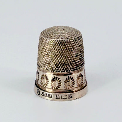 Vintage Sterling Silver Thimble – James Swann & Son – Birmingham 1958