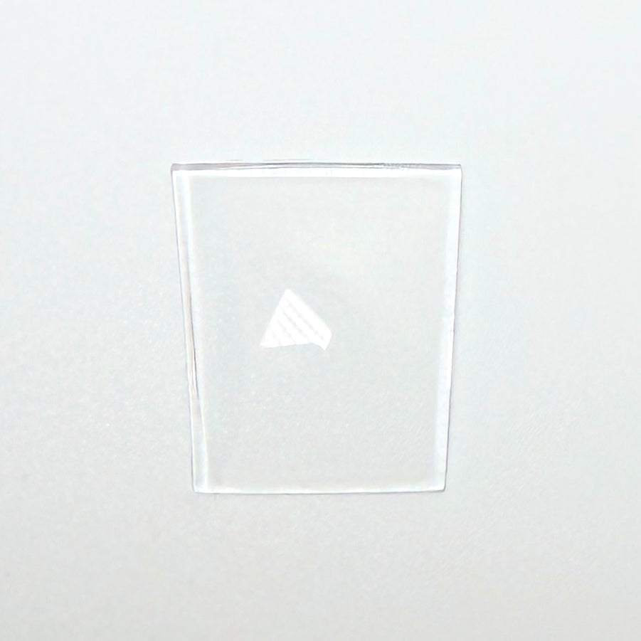Fancy - Bottom Edge Curved (Long Sides) - G-S Flexo Acrylic Watch Crystals - Vintage New Old Stock