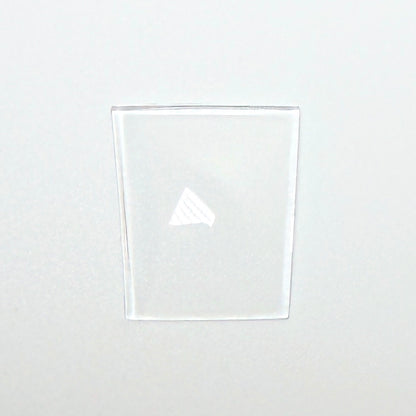 Fancy - Bottom Edge Curved (Long Sides) - G-S Flexo Acrylic Watch Crystals - Vintage New Old Stock