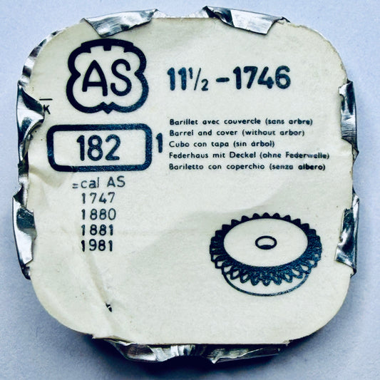 AS 1746 – Barrel & Cover - 182
