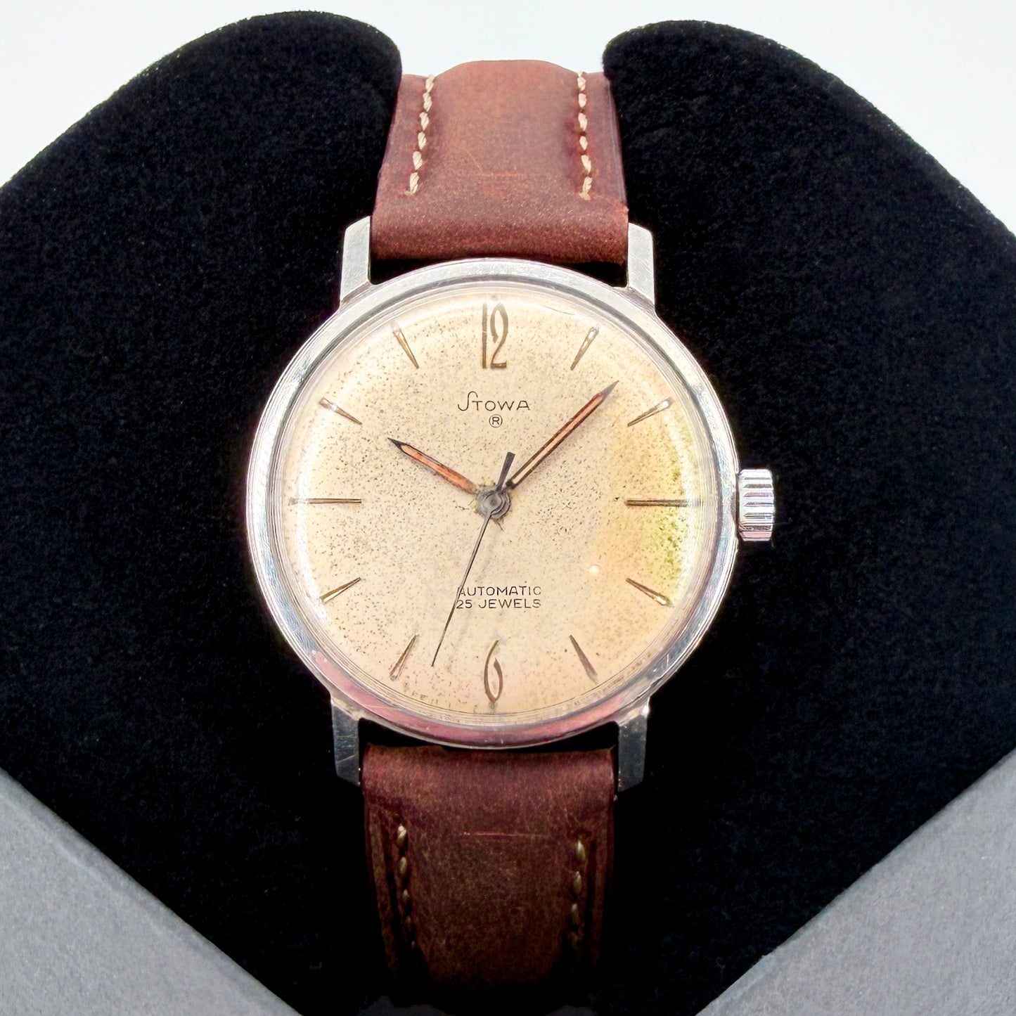 Vintage Stowa Automatic Watch - 25 Jewels - P.U.W 1260 - c.1960s
