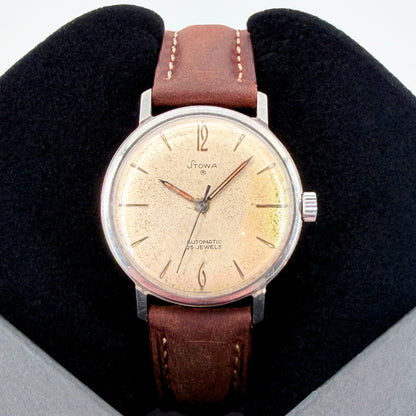Vintage Stowa Automatic Watch - 25 Jewels - P.U.W 1260 - c.1960s