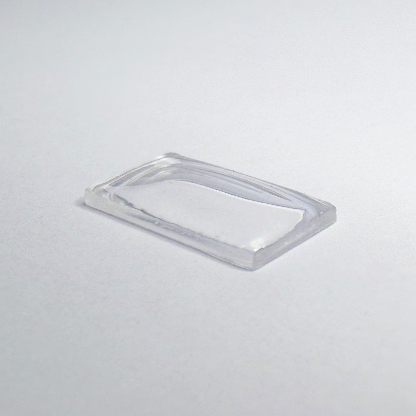 Rectangle Domed - Bottom Edges Flat - G-S Flexo Acrylic Watch Crystals - Vintage New Old Stock