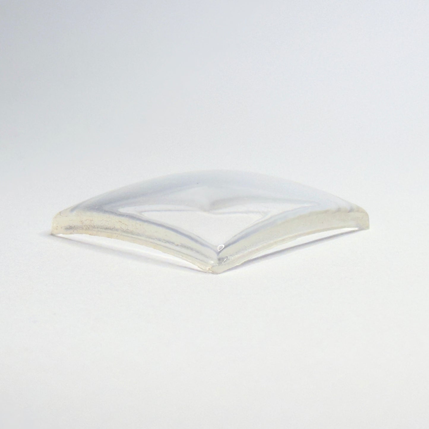Square - Bottom Edge Curved (Both Sides) - G-S Flexo Acrylic Watch Crystals - Vintage New Old Stock