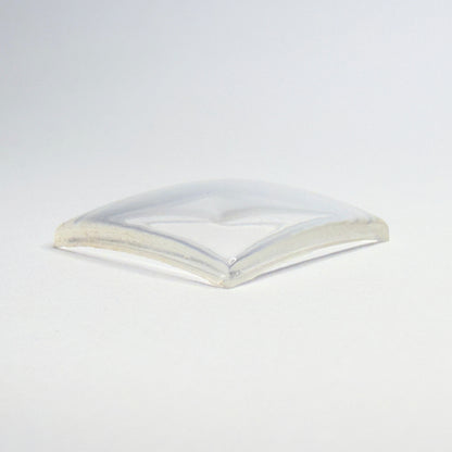 Square - Bottom Edge Curved (Both Sides) - G-S Flexo Acrylic Watch Crystals - Vintage New Old Stock