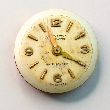 Accurist ETA 2410 Watch Movement – 21J, Working, 15.5mm, No Stem - image 2