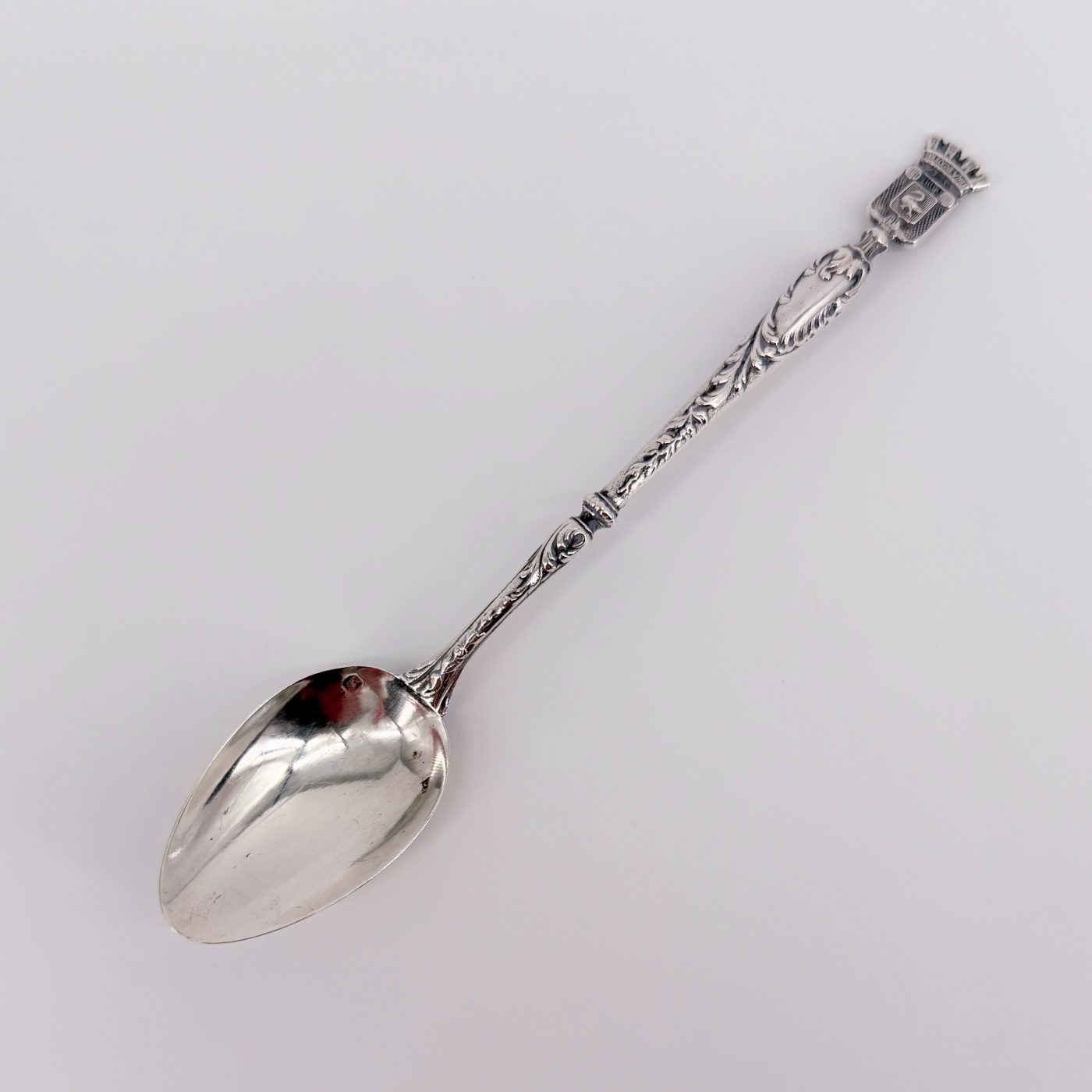 French 800 Silver Boulogne-sur-Mer Souvenir Teaspoon - image 2