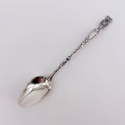 French 800 Silver Boulogne-sur-Mer Souvenir Teaspoon - image 2