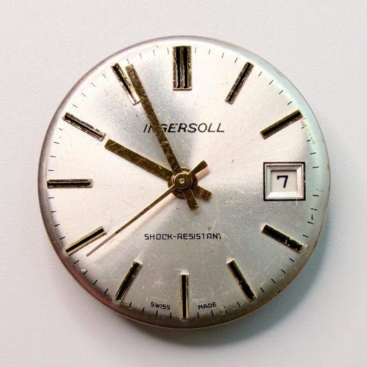 Ingersoll RL 1215-21 Swiss Watch Movement with Dial – For Spares or Repair - image 2