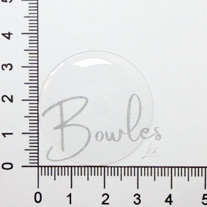 Antique New Old Stock — 34.4 mm — Round Extra Low Dome — Mineral Glass Watch Crystal — WC0005/157 - image 1