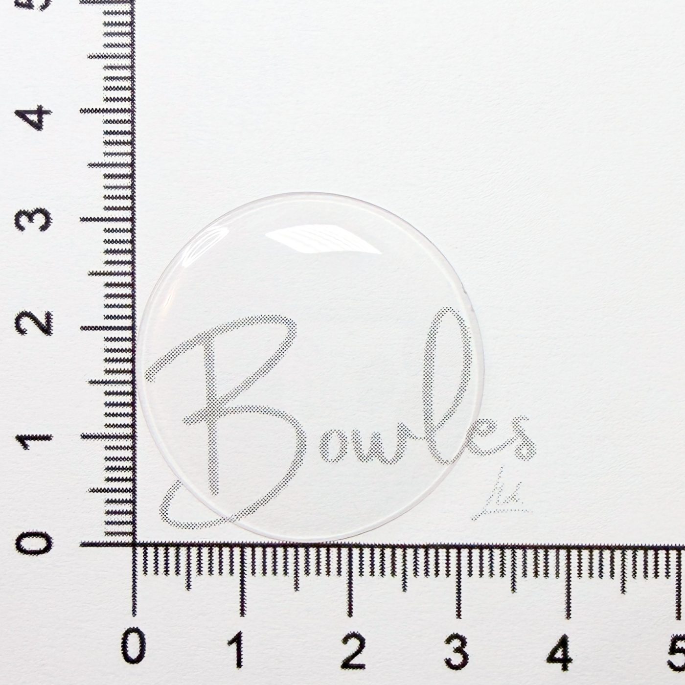 Antique New Old Stock — 32.1 mm — Round Low Dome — Mineral Glass Watch Crystal — WC0005/155 - image 1