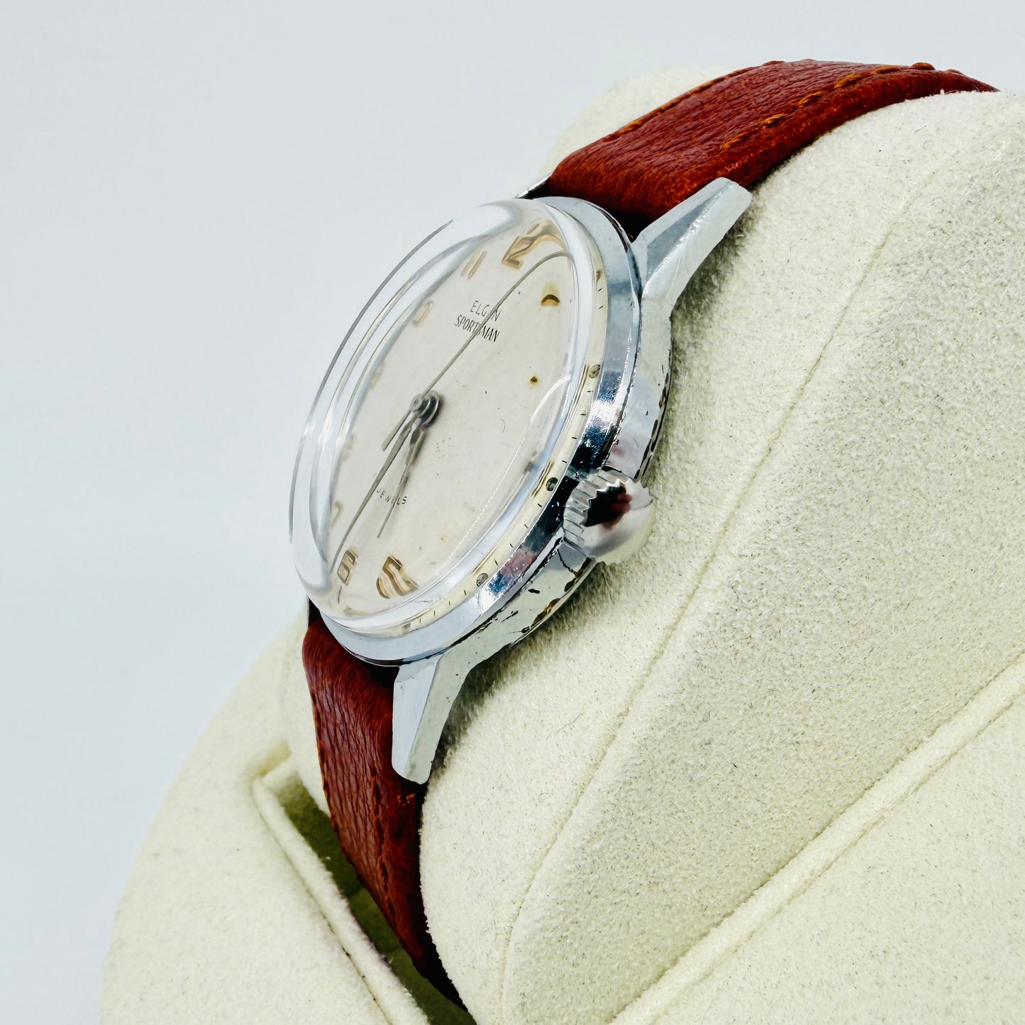 Vintage Elgin Sportsman Wristwatch - 17 Jewels Swiss Made 1960s - Working