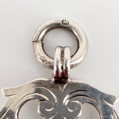 Antique Sterling Silver Fob Medal – Birmingham 1923 – Herbert Bushell & Son