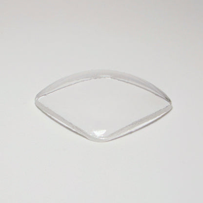 Curved Square - Bottom Edge Curved (Both Sides) - G-S Flexo Acrylic Watch Crystals - Vintage New Old Stock