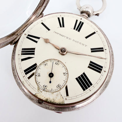 Antique Silver Fusee Pocket Watch - London 1873 William Carter - Working