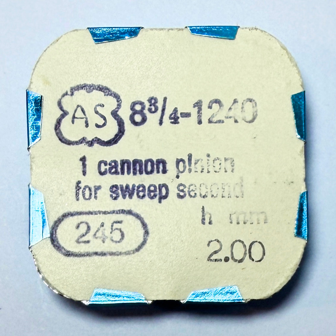 AS 1240 – Cannon Pinion, Height 2.00mm - 245