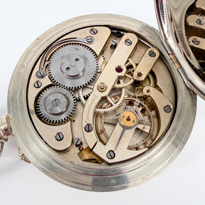 Antique DOXA Goliath Swiss Pocket Watch - 66mm - Working