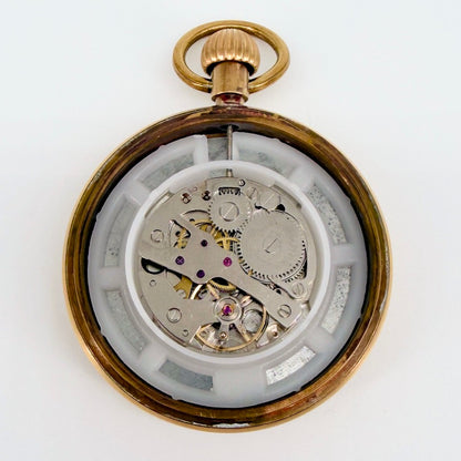 Modern Mechanical Pocket Watch with Chain – Working