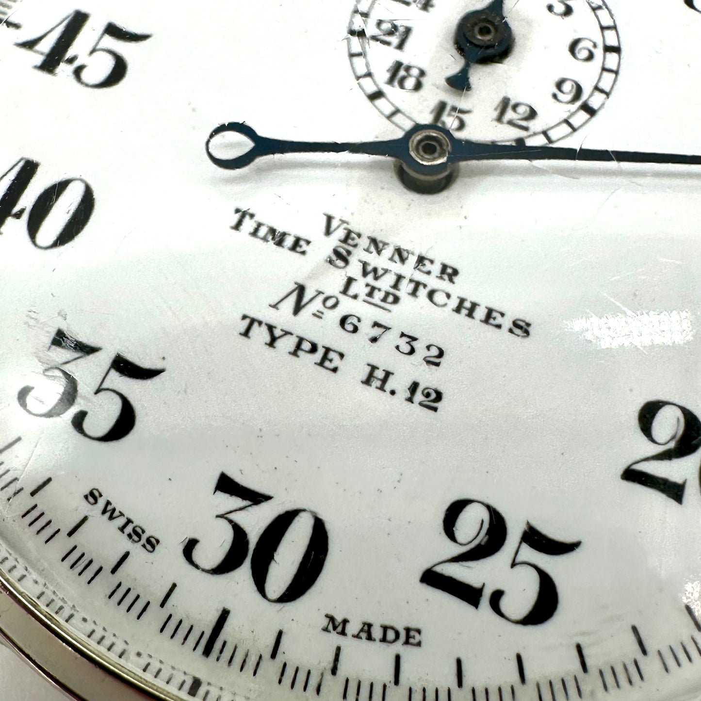 WW2 Air Ministry Venner Time Switches Stopwatch – Mark VI Ref. 6B/132, 11 Jewels, Swiss Made