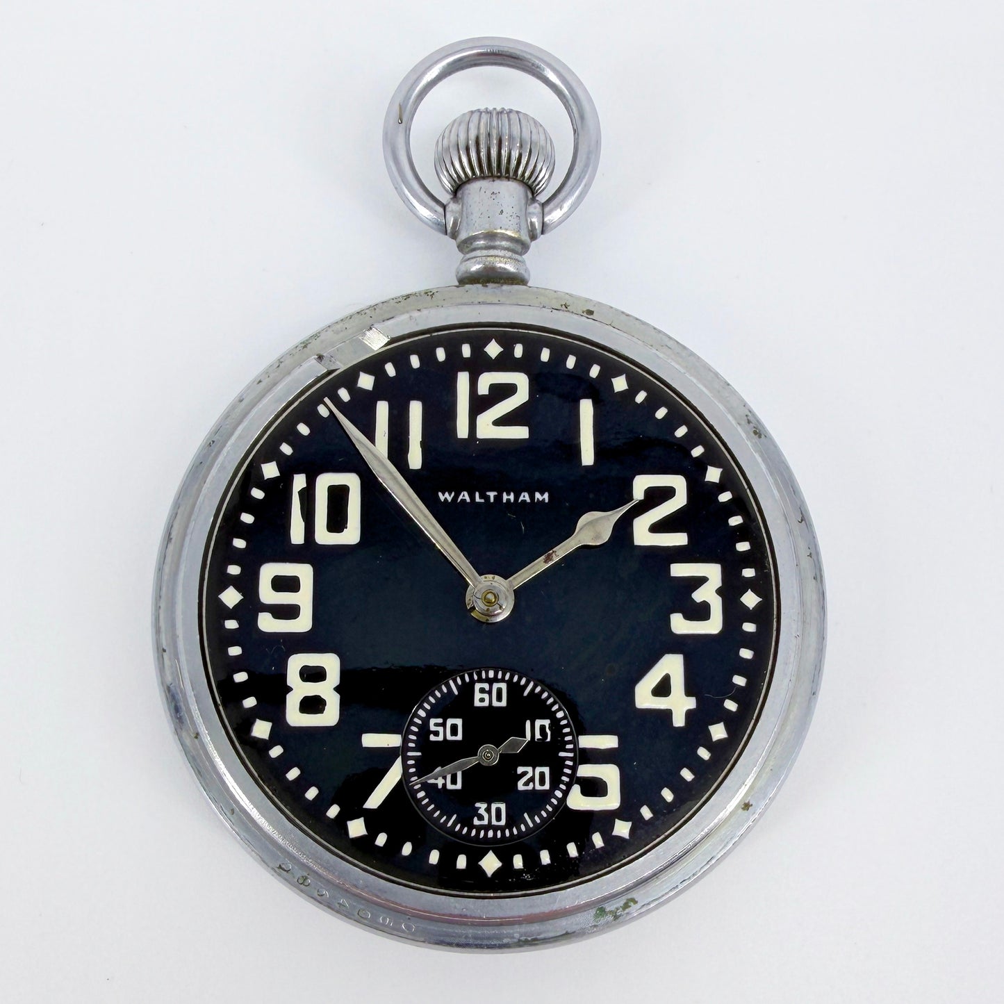 Waltham Military Pocket Watch – Model 1908 Grade 1609 – Dec 1942 - Working