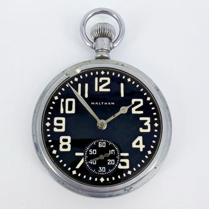 Waltham Military Pocket Watch – Model 1908 Grade 1609 – Dec 1942 - Working
