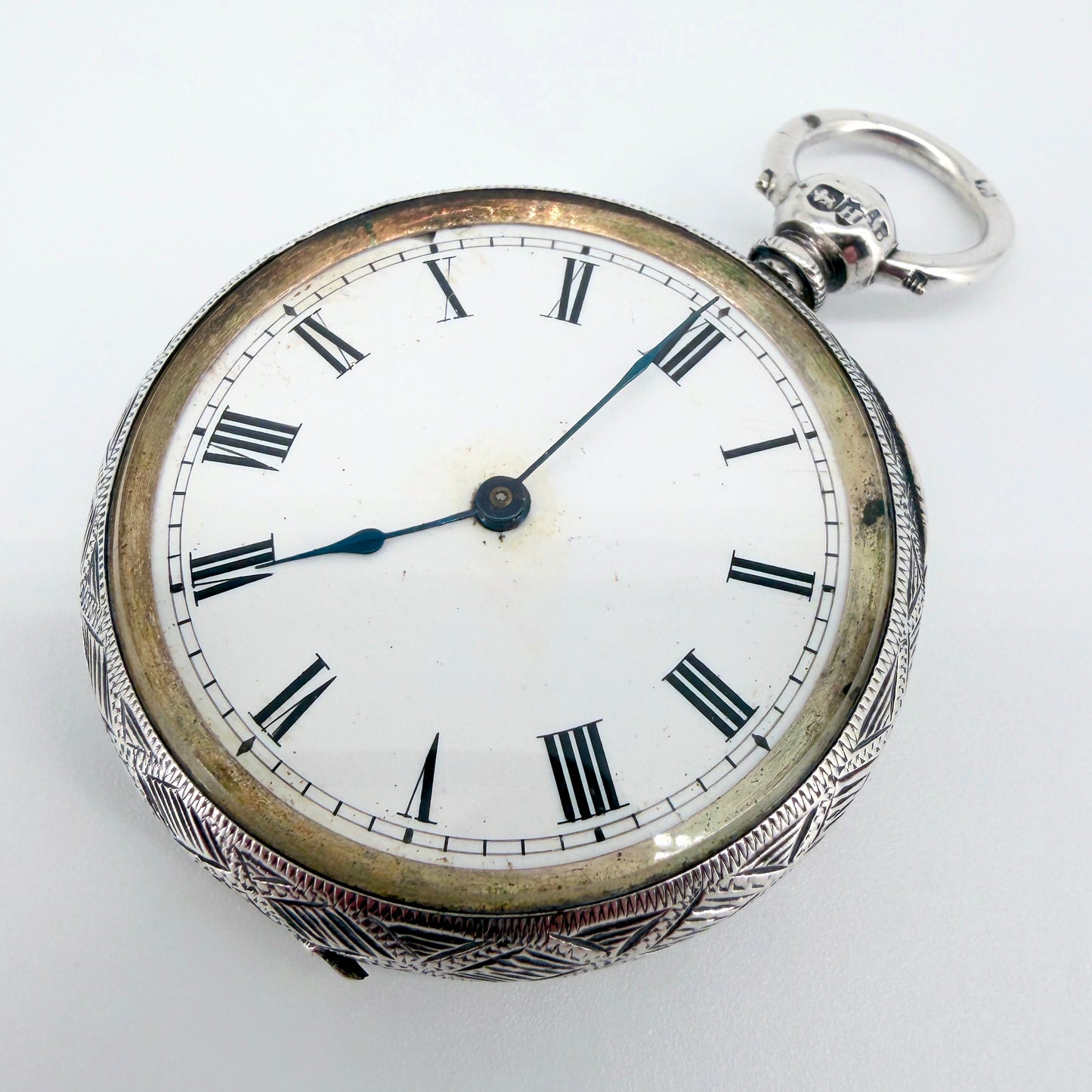 Antique Silver Pocket Watch - London 1883 Arthur Baume - Working