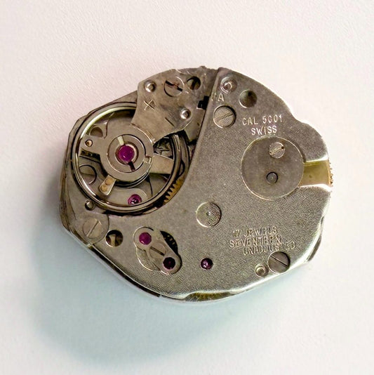 Rendiko Signed Watch Movement – Ronda 5001 – 17 Jewels – For Spares or Repair - image 1