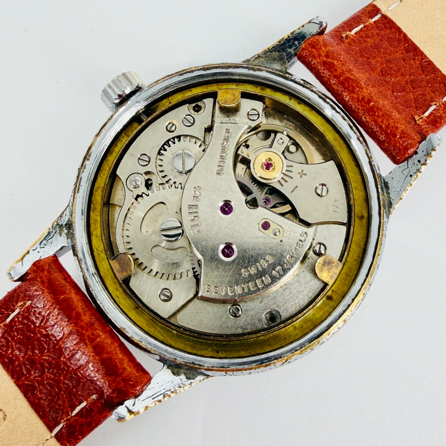 Vintage Elgin Sportsman Wristwatch - 17 Jewels Swiss Made 1960s - Working
