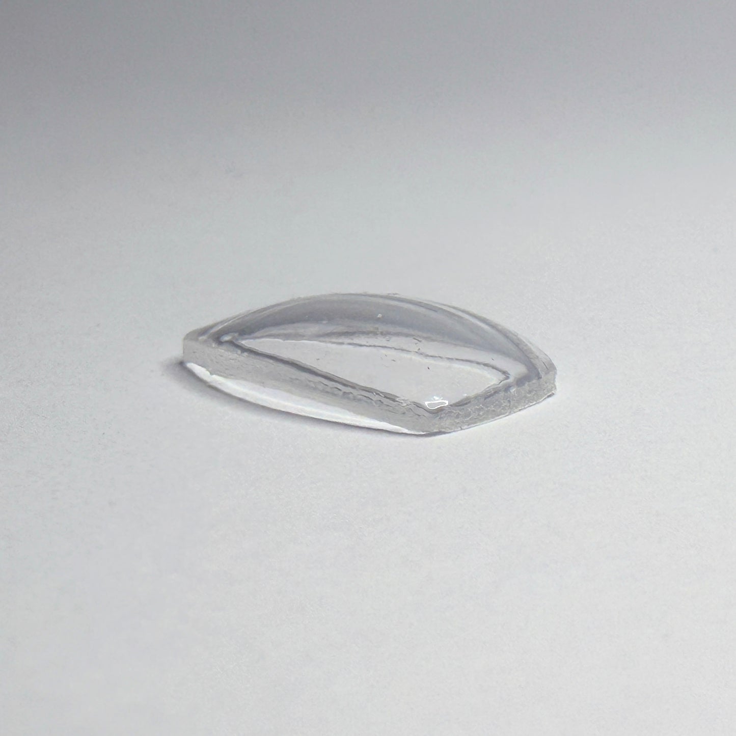 Cushion - Bottom Edge Curved (Long Sides) - G-S Flexo Acrylic Watch Crystals - Vintage New Old Stock