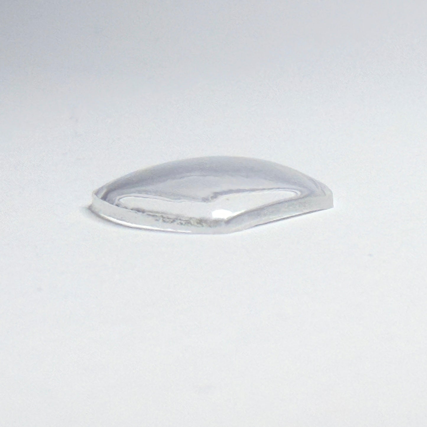 Tonneau / Barrel - Bottom Edge Curved (Both Sides) - G-S Flexo Acrylic Watch Crystals - Vintage New Old Stock