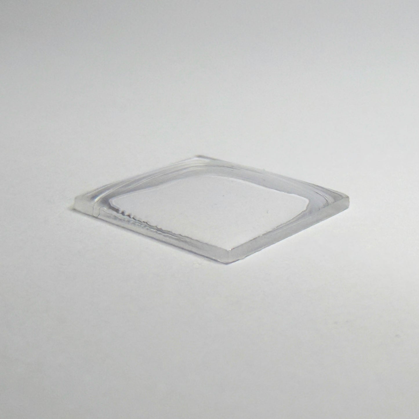 Rectangle Domed - Bottom Edges Flat - G-S Flexo Acrylic Watch Crystals - Vintage New Old Stock