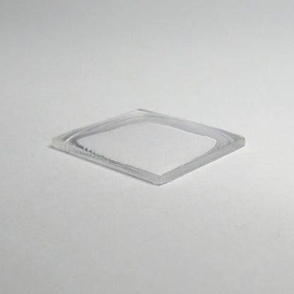 Rectangle Domed - Bottom Edges Flat - G-S Flexo Acrylic Watch Crystals - Vintage New Old Stock