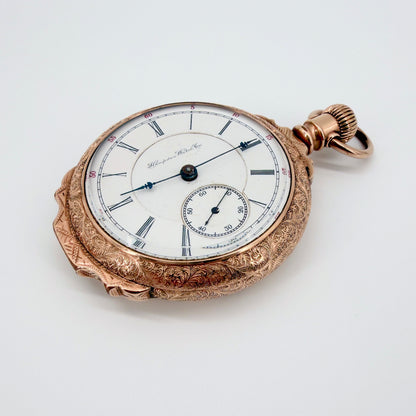 Antique Hampden Model 2 - Special Adjusted Railroad Pocket Watch - c.1892 - Working