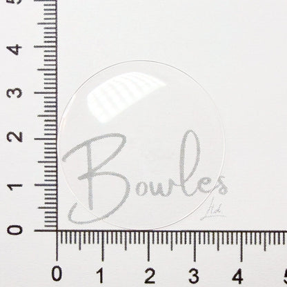 Antique New Old Stock - 36.6 mm - Round Extra Low Dome - Mineral Glass Watch Crystal - image 1