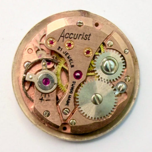 Felsa 4130 Accurist Watch Movement – 17.5mm, For Spares or Repair - image 1
