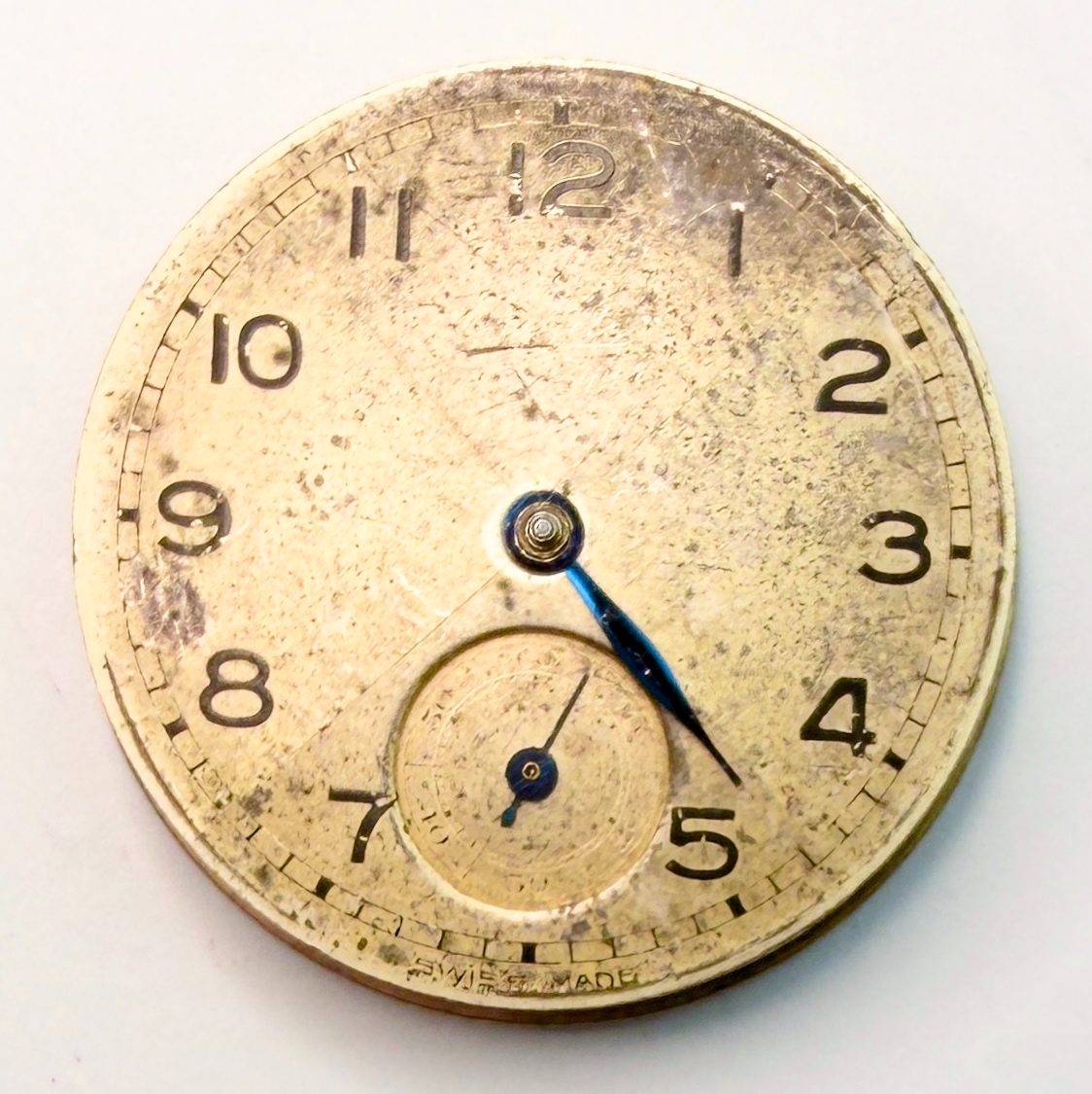 Everite Swiss 15J Manual Wind Pocket Watch Movement 23mm – Working, Minute Hand - image 2