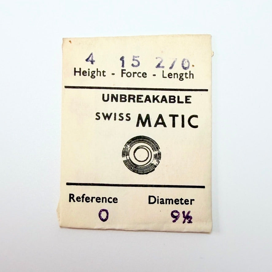 Swiss Matic Mainspring - H 1.5 × T 0.12 × L 270 × D 9.5 mm - image 1