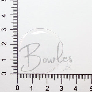 30.7mm Round Extra Low Dome Mineral Glass Watch Crystal - Antique New Old Stock