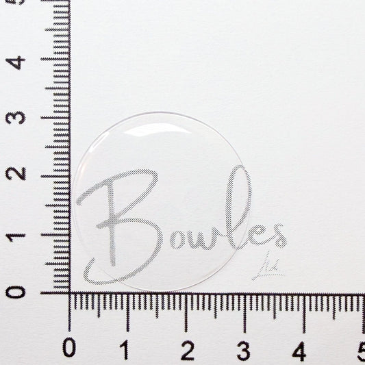 Antique New Old Stock — 30.7 mm — Round Extra Low Dome — Mineral Glass Watch Crystal — WC0005/166 - image 1