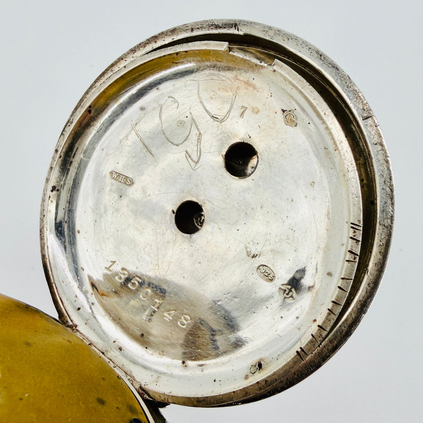 Antique Silver Pocket Watch – London Import 1918 – William Henry Sparrow – Spares/Repair