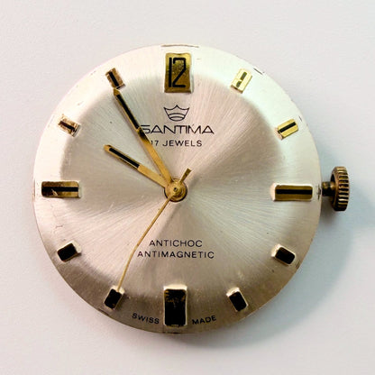 Santima 17 Jewels Watch Movement with Dial – Working, 23.7mm - image 1