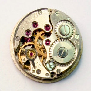 Sekonda Y43 Mechanical Watch Movement, 17 Jewels, USSR, Working, 16.2mm