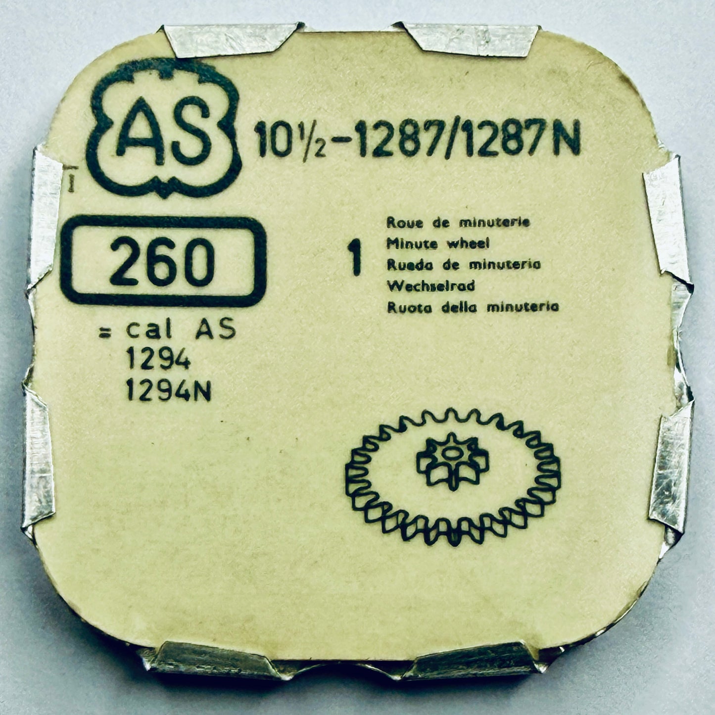 AS 1287 / 1287N – Minute Wheel - 260