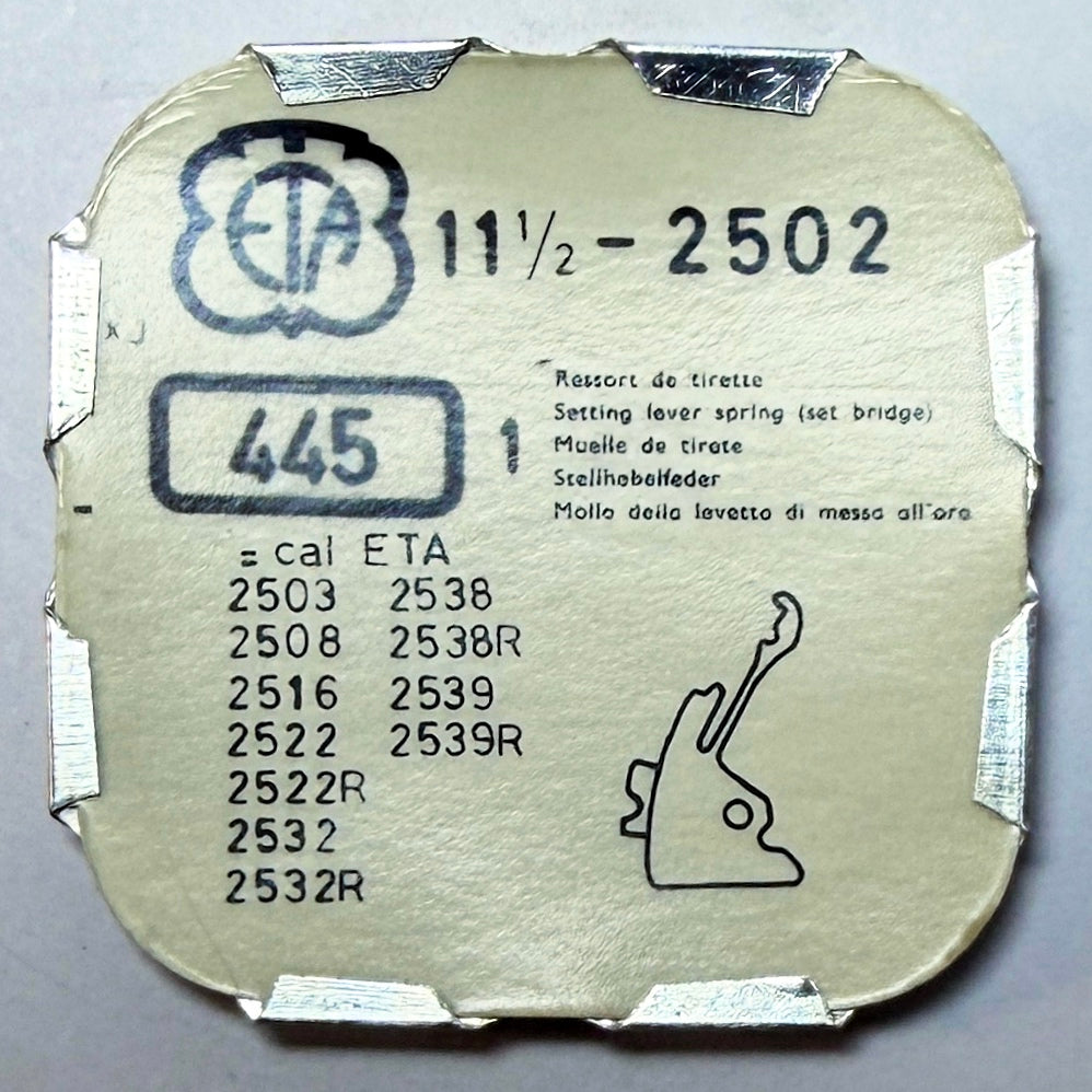 ETA 2502 - Setting Lever Spring - 445