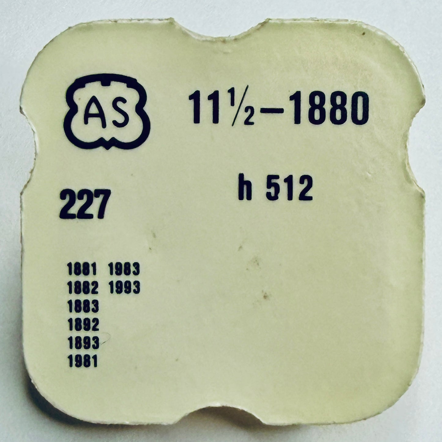 AS 1880 – Fourth Wheel, Centre Seconds, Height 5.12mm - 227