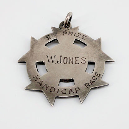 Victorian Sporting Cross Medal – 2nd Prize Handicap Race – W. Jones