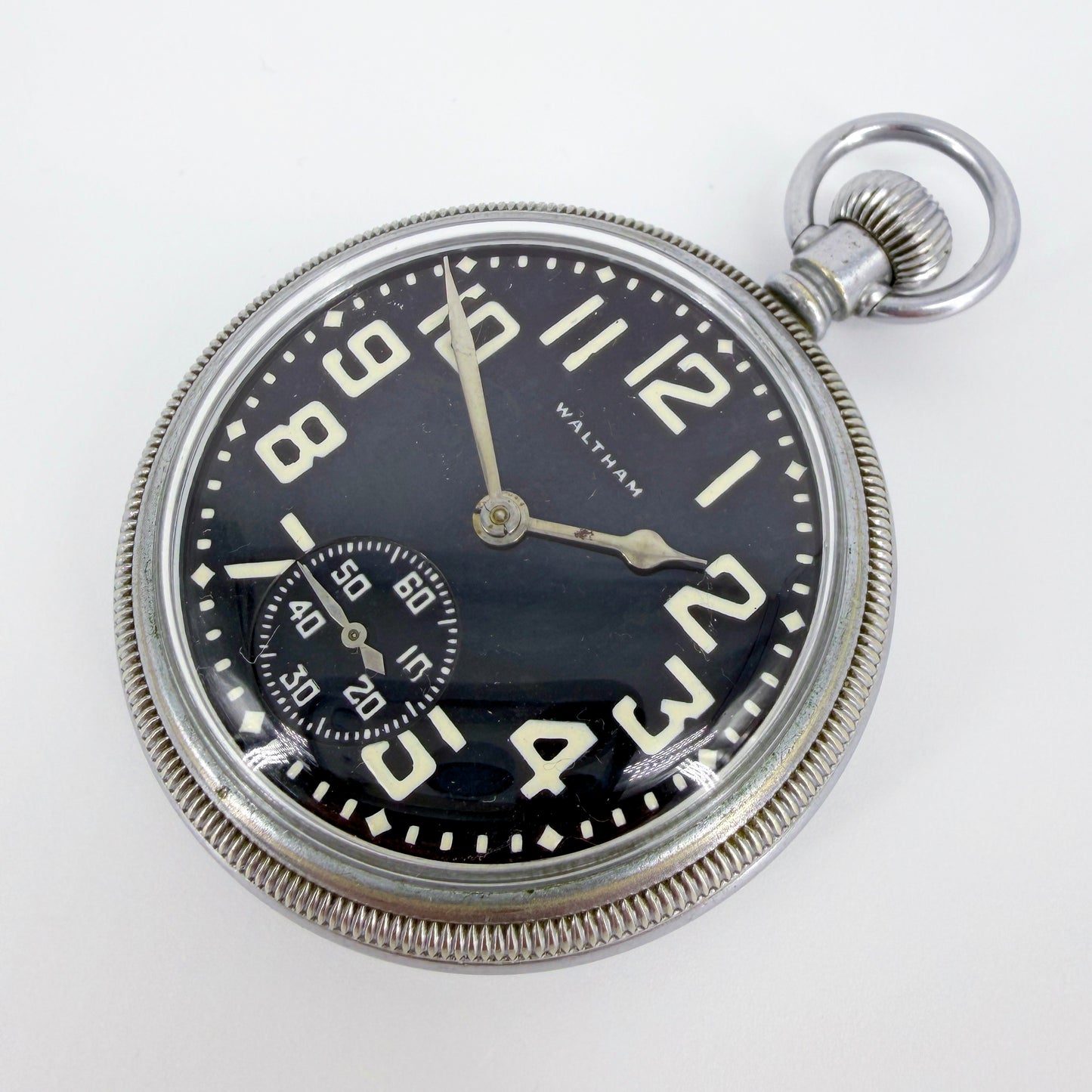 Waltham Military Pocket Watch – Model 1908 Grade 1609 – Dec 1942 - Working