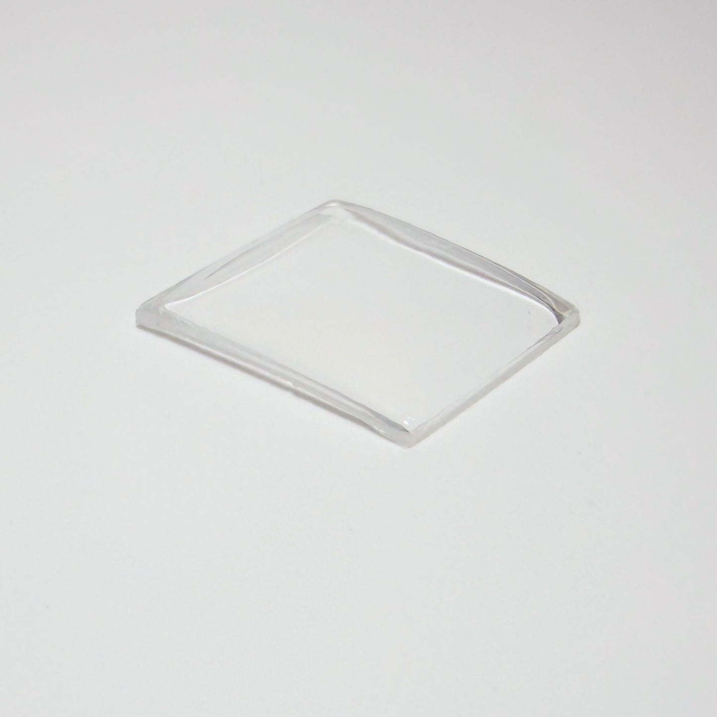 Fancy - Bottom Edge Curved (Long Sides) - G-S Flexo Acrylic Watch Crystals - Vintage New Old Stock