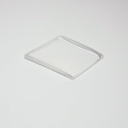 Fancy - Bottom Edge Curved (Long Sides) - G-S Flexo Acrylic Watch Crystals - Vintage New Old Stock