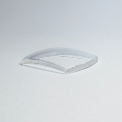 Tonneau / Barrel - Bottom Edge Curved (Both Sides) - G-S Flexo Acrylic Watch Crystals - Vintage New Old Stock
